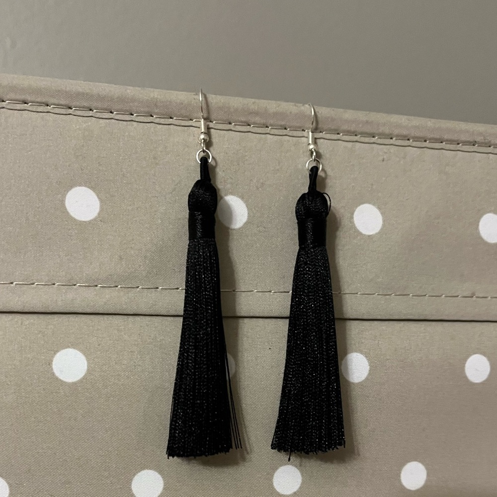 Tassel Earrings. Hand Assembled.